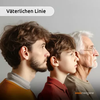 DNA Test zur Bestimmung der väterlichen Linie (Y-Chromosom - Großvater, Enkel, Onkel...)